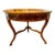 19th Century German Walnut Biedermeier Center Table For Sale