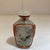 Asian Vintage Asian Square Reverse Painted Crystal Snuff Bottle With Agate Stopper For Sale - Image 3 of 11