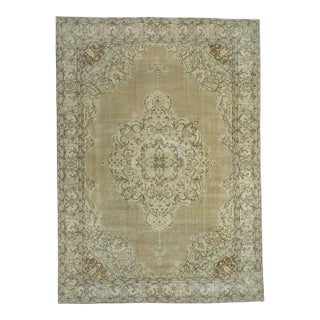 Turkish Oushak Rug 8'4" x 11'7" #18648 For Sale