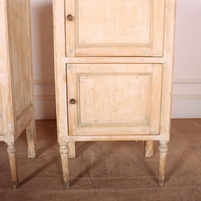 Cream French Bedside Tables, Set of 2 For Sale - Image 8 of 17
