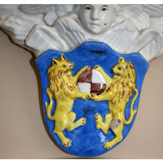 Mid 19th Century Relief of Madonna with Angels, 1860, Porcelain For Sale - Image 5 of 9