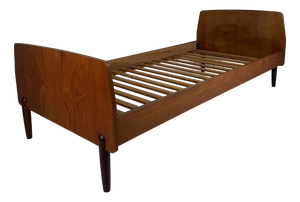 Vintage Danish Teak Single Bed, 1960s