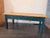 English Pine Coffee Table With Blue Painted Base For Sale - Image 9 of 9