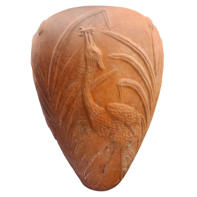 Art Deco Terra Cotta Vase in the Manner of Jean Dunand For Sale In West Palm - Image 6 of 8