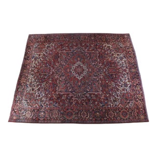 Semi Antique Oriental Tribal Hand Knotted Wool Area Rug Carpet 11' X 13' For Sale