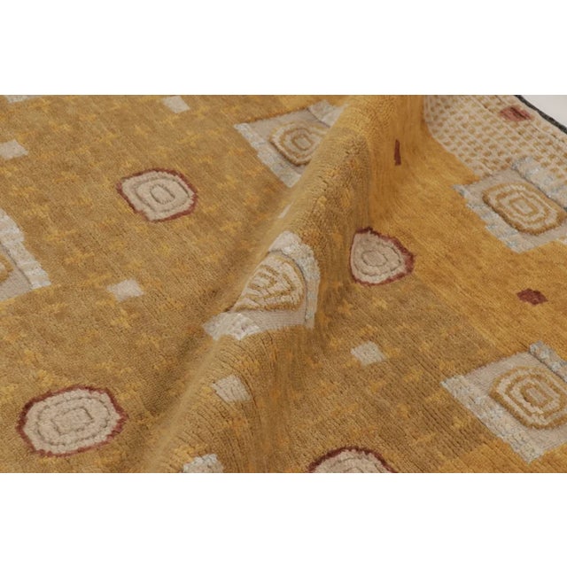 Rug & Kilim's Oversized Scandinavian Rug With Textural High-Low Design For Sale - Image 10 of 11