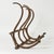 Wood Large Antique Bentwood Coat Rack: Thonet Style Wall Hanging Hat Rack With Four Hooks For Sale - Image 7 of 11
