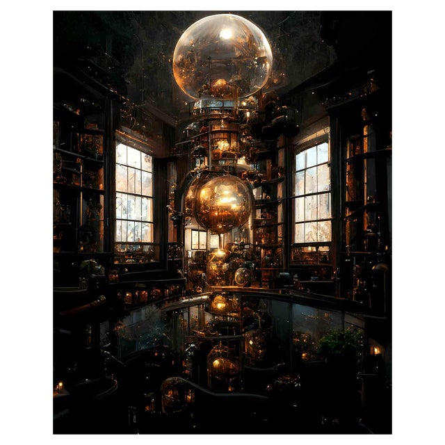 Kevin Abanto, Mechanical Splendor, Digital Print, 2023 For Sale
