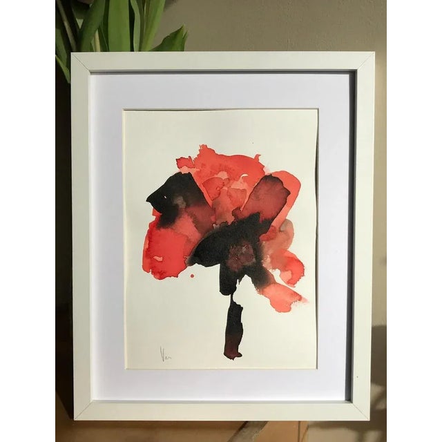 Doïna Vieru, Untitled 23, 2022, Ink on Canvas For Sale - Image 3 of 4