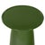 Spritely Home Stephan Concrete High Gloss Accent Table in Olive Green For Sale - Image 4 of 9