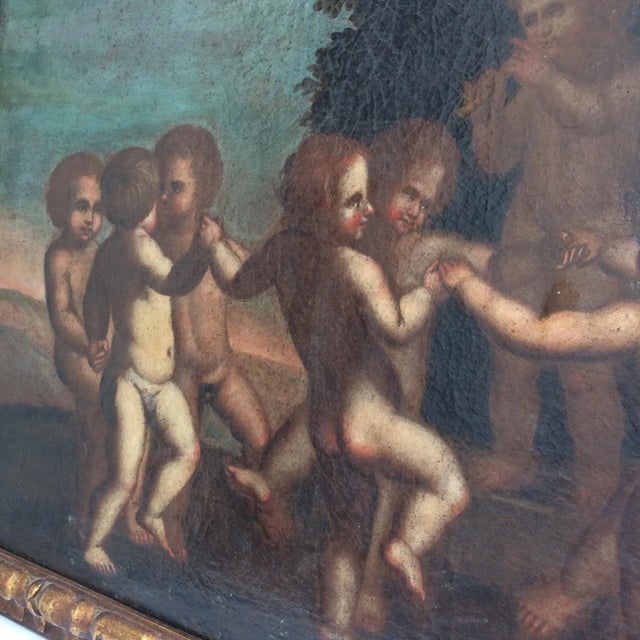 Paint 17th Century Italian Painting For Sale - Image 7 of 9