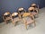 Wood Vintage Spanish Wooden Armchairs, 1990s, Set of 6 For Sale - Image 7 of 10