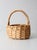 Late 20th Century Vintage Wicker Gathering Basket For Sale - Image 5 of 12