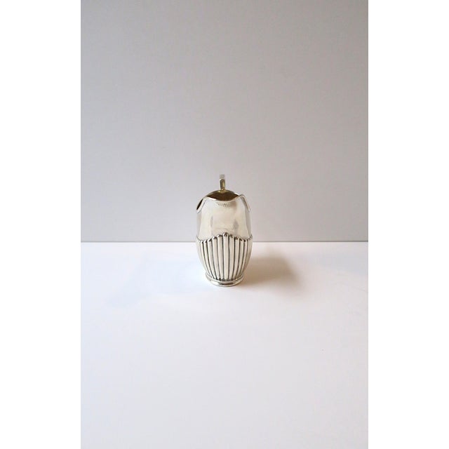 Sterling Silver Coffee Creamer Pitcher Edwardian Neoclassical English, Early-20th C For Sale - Image 12 of 16