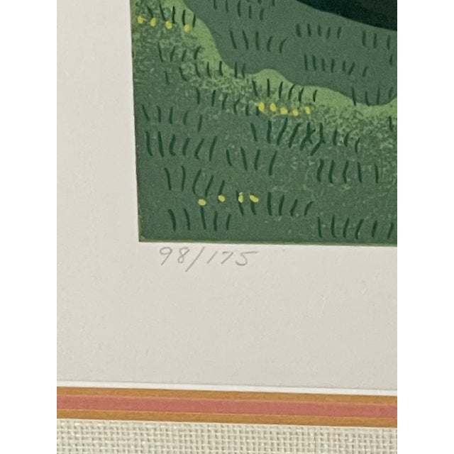 Late 20th Century Rare Thomas McKnight Serigraph on Canvas Limited Hard to Find - Numbered & Signed For Sale - Image 10 of 11