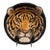 Vintage Italian Taste Setter Sigma Hand-Painted Tiger Face Ceramic Bowl/Sculptural Dish For Sale