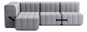 Flexible Small Corner Sofa by Ambivalenz, Set of 9