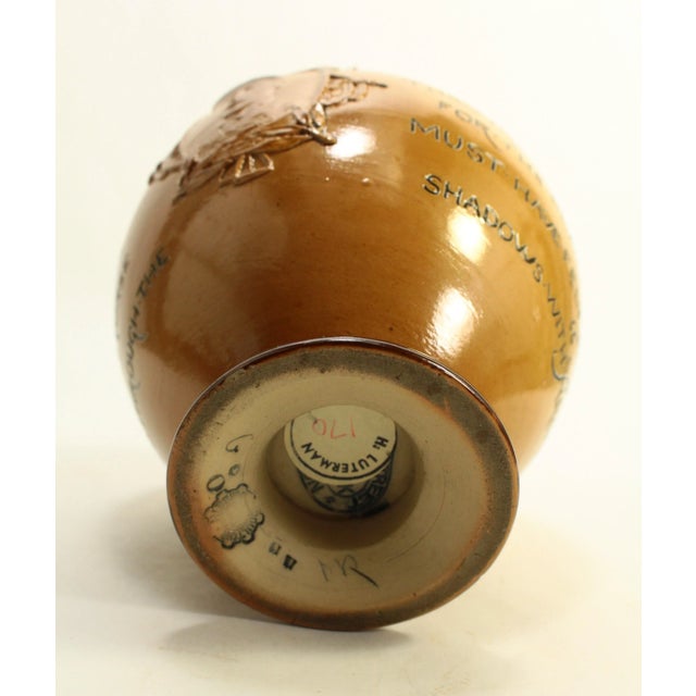 Rare 1886 Equestrian Commemorative Jug Fred Archer Jockey, Doulton Lambeth For Sale - Image 11 of 12