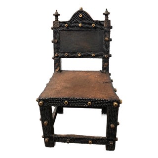 Early 20th Century Ashanti People Ghana Asipim Kings Chair For Sale