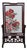 Chinese Silk Embroidered Peony Reticulated Rosewood Fire Screen Panel 31" For Sale