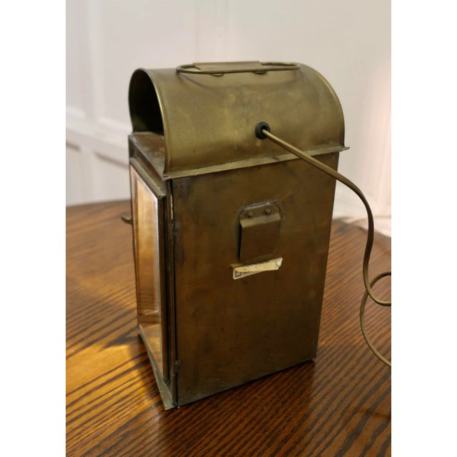 Large Wall Lanterns in Brass, Set of 2 For Sale - Image 4 of 10