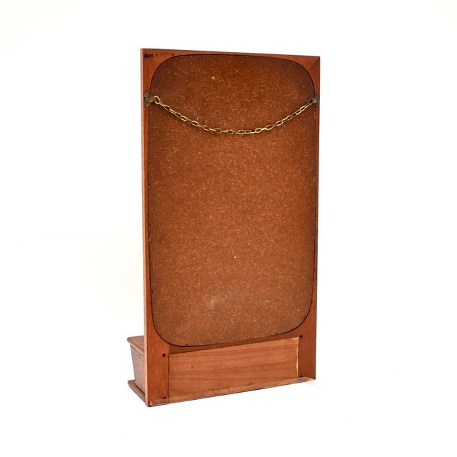 Vintage Danish Teak Mirror by Pedersen and Hansen, 1960 For Sale - Image 4 of 8