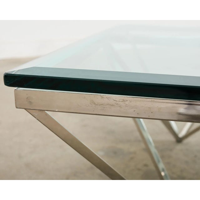 Mid 20th Century Paolo Piva Style Alanda Square Pyramidal Cocktail Table For Sale - Image 5 of 12