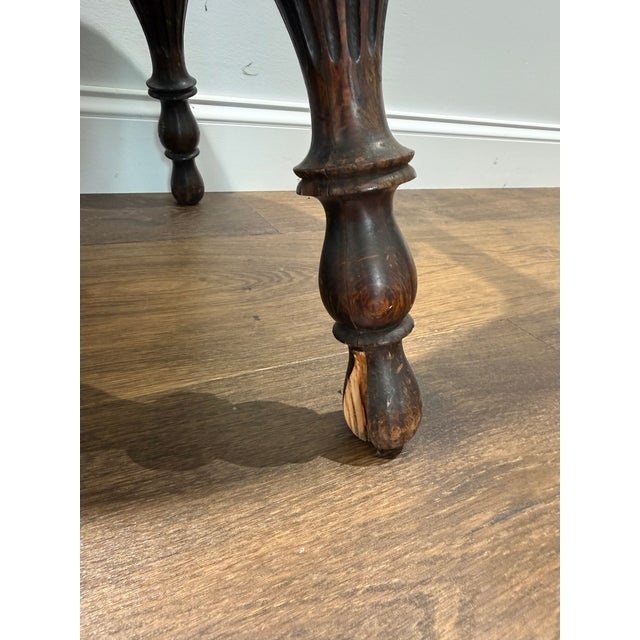 Antique German Black Forest Carved Tiger Oak Drunken Monk Tavern Bench For Sale - Image 15 of 16