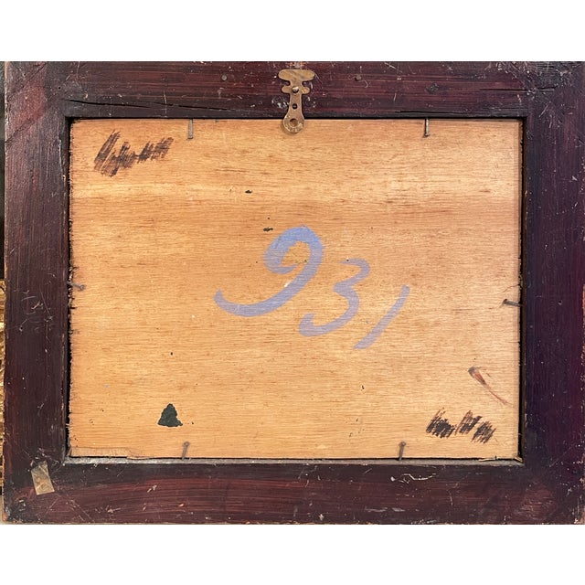 Moretti, Lake Landscape, 20th Century, Oil on Panel For Sale - Image 6 of 7