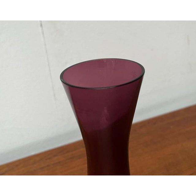 Mid-Century Diabolo Glass Vase from Ingrid Glas, Germany, 1960s For Sale - Image 5 of 14