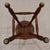 Vintage Rustic Farmhouse Solid Oak Tell City Backless Barstool With Paisley Print Seat Cushion For Sale In Chicago - Image 6 of 17