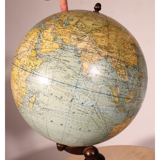 Terrestrial Globe by G. Thomas, Paris For Sale - Image 10 of 13