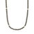 15.5 Carat Square Cut Blue Sapphire Tennis Necklace in 18k Solid Gold For Sale - Image 4 of 11
