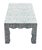 Scalloped silhouette, coffee table with hardwood frame. professionally upholstered in Brunschwig & Fils Les Touches...
