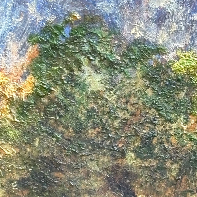 Unknown, Mountain Landscape with Figures on the Road, 1800, Oil on Canvas For Sale - Image 11 of 17