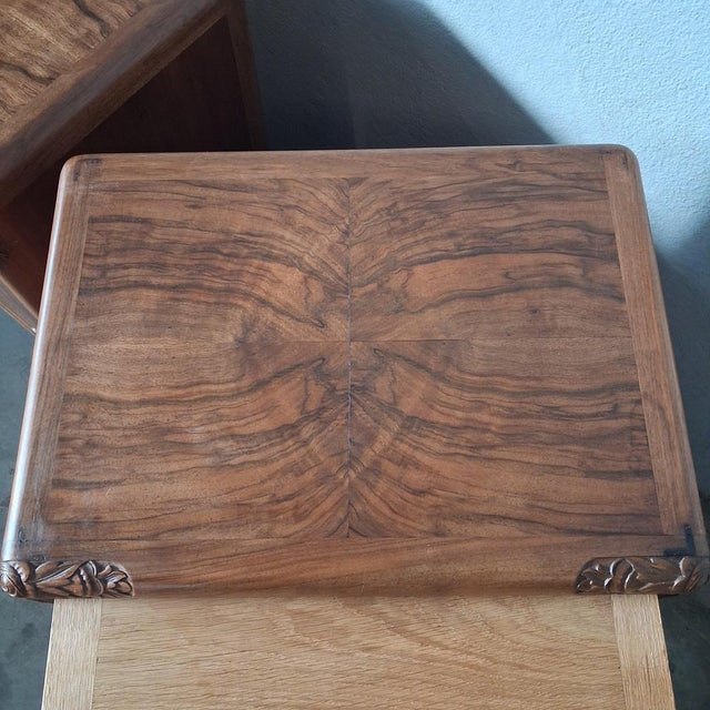 Art Deco Bedside Tables, 1925, Set of 2 For Sale - Image 9 of 18