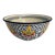 Hand Painted Mexican Talavera Pottery Mixing Bowl For Sale