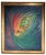 Abstract acrylic on board by noted artist of the period, Eugene Winters. This images was executed with a textural and rich...
