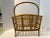 Sand 1960s Palm Beach Style Bamboo Magazine Holder For Sale - Image 8 of 11