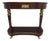 French Empire Demi-Lune Console Table with Gilt Bronze and Gilt Caryatids, 1810s For Sale