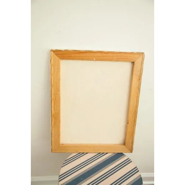 Gray Minimalistic Vintage Modern Painting For Sale - Image 8 of 8
