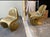 1990s Postmodern Gold Plastic Side Chairs in the Style of Verner Panton From Vitra, 1990s For Sale - Image 5 of 10