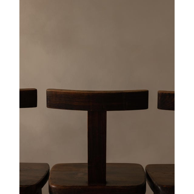 Vintage T Dining Chairs from Aranjou, 1960s, Set of 3 For Sale - Image 16 of 18