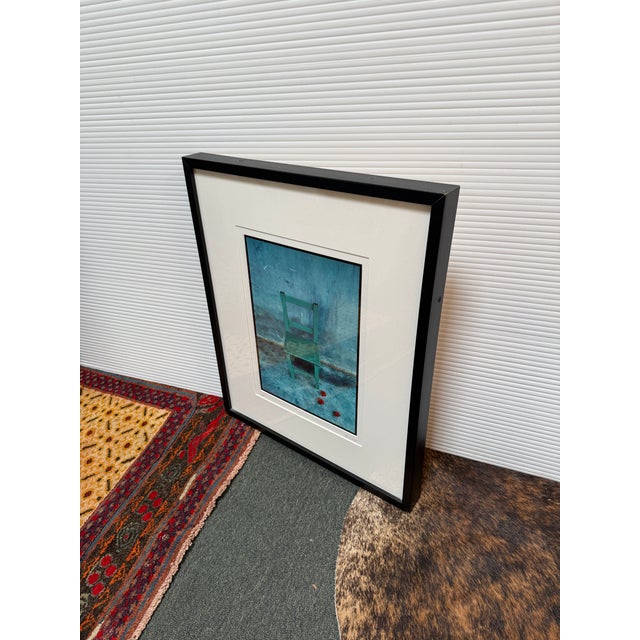 Green Jeffrey Becon "Green Chair With Hibiscus", Signed + Numbered 18/25 For Sale - Image 8 of 12