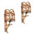Mid-Century Rattan Lantern Sconces by Louis Sognot, 1960s, Set of 2 For Sale