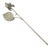 Vintage Italian Handmade Genuine Sterling Silver Long Stem Rosebud Figurine, 1980s For Sale
