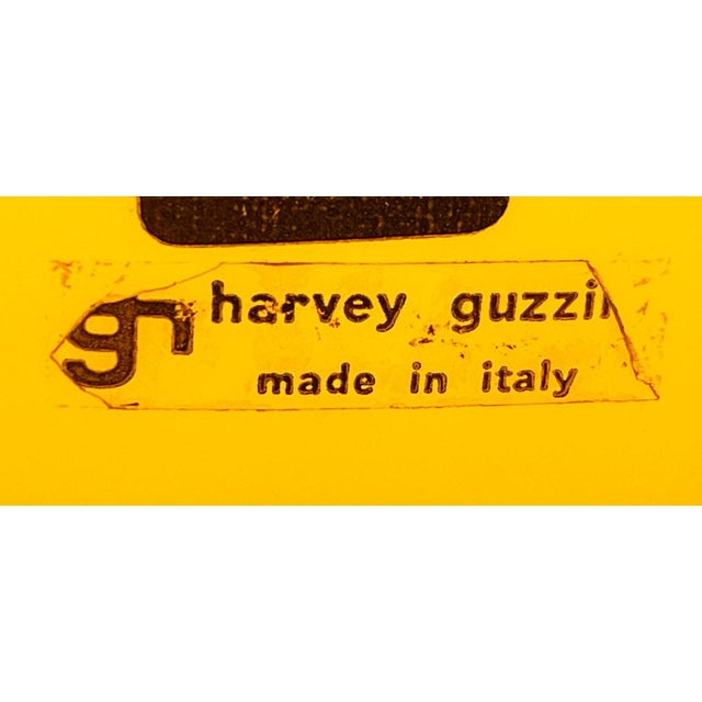 Mid-Century Space Age Italian Yellow Lucerna Floor Lamp from Guzzini, 1960s For Sale - Image 14 of 18