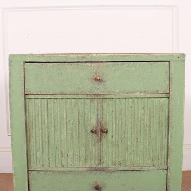 Swedish Painted Bedside Cabinet, 1890s For Sale - Image 4 of 9