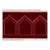 Sample - Schumacher Vizier Velvet Tape in Ruby For Sale