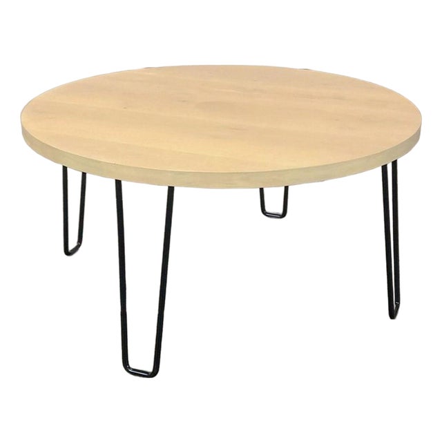 Hearth & Hand Wood & Wire Coffee Table For Sale